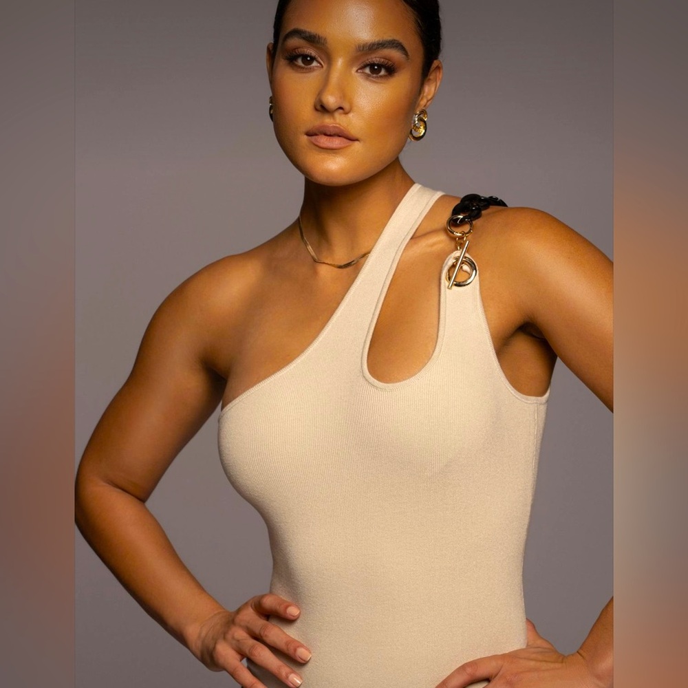 Buttercream Finer Things Keyhole Bodysuit